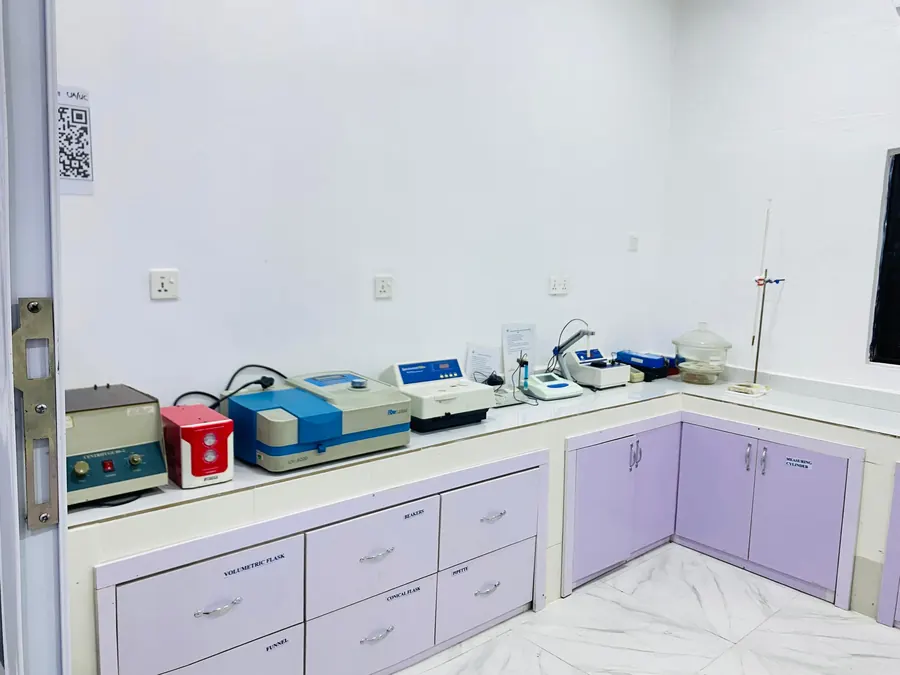 Cross section of the Wet chemistry laboratory — Jacio Environmental Limited