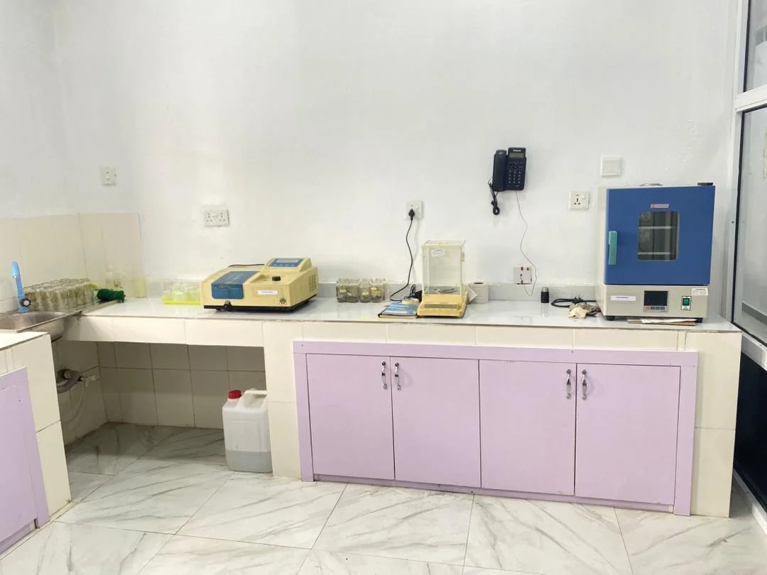 Cross section of the soil/sediment laboratory — Jacio Environmental Limited