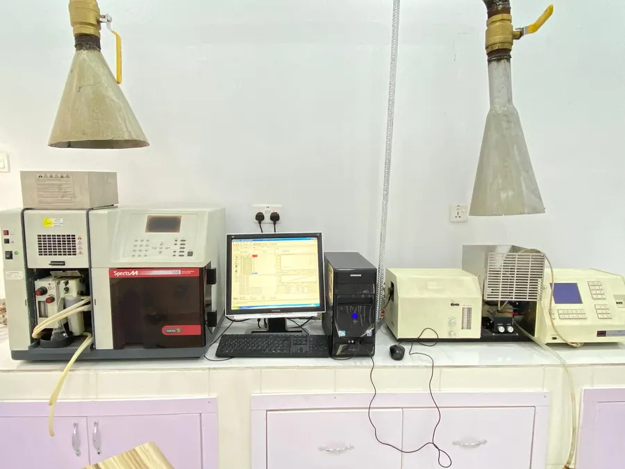 Atomic absorption spectrophotometer section — Jacio Environmental Limited